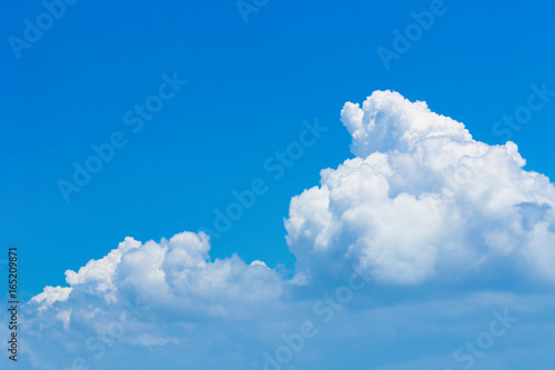 Blue sky and cloudy