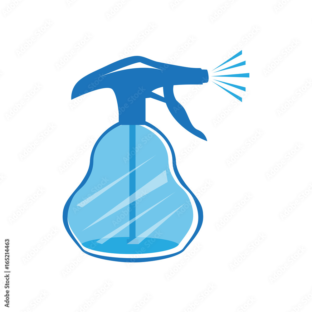 blue water sprayer illustration blue water sprayer illustration