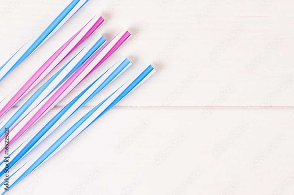 Obraz premium Multicolor cocktail tubes