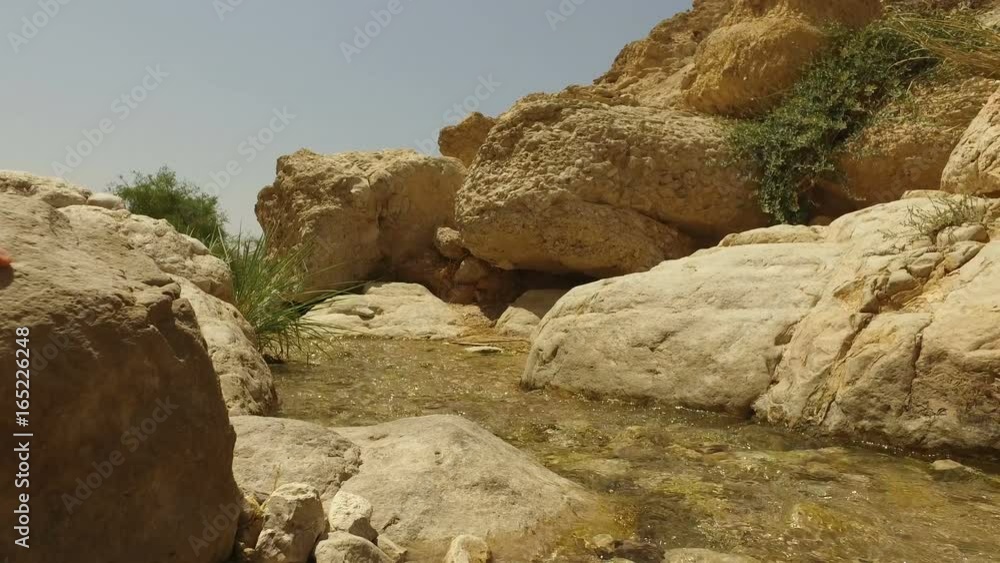 Giant Boulders Surrounding Desert Spring Giant Boulders Surrounding Desert Spring