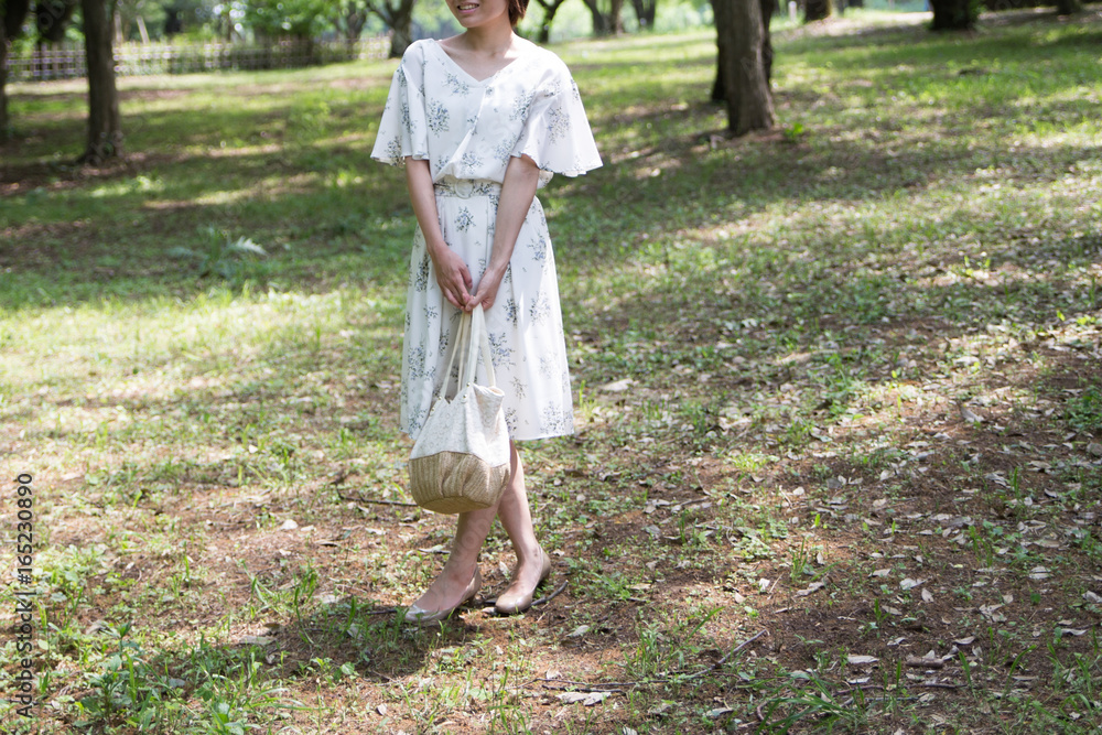 Obraz premium 若い女性,ボディーパーツ