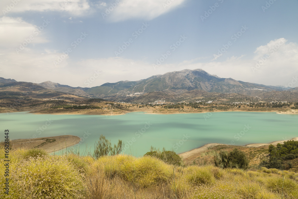 Lake Vinuela / An image of the beautiful Lake Vinuela. Spain.