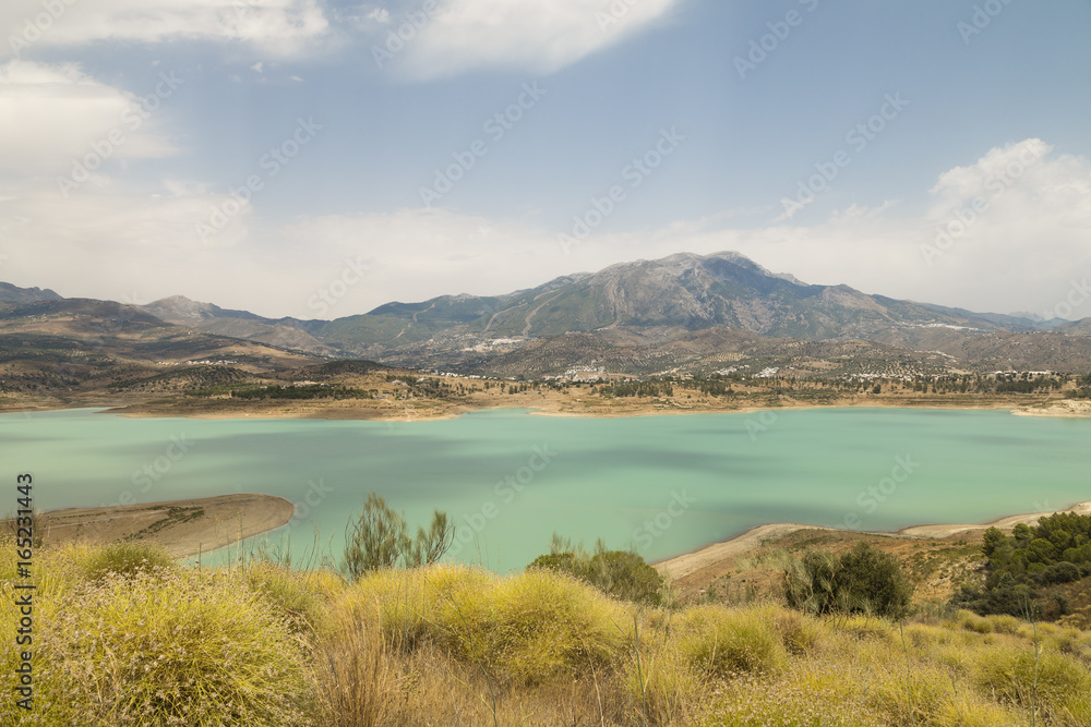 Lake Vinuela / An image of the beautiful Lake Vinuela. Spain. Lake Vinuela / An image of the beautiful Lake Vinuela. Spain.