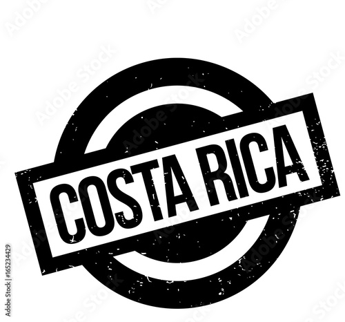 Costa Rica rubber stamp. Grunge design with dust scratches. Effects can be easily removed for a clean, crisp look. Color is easily changed.