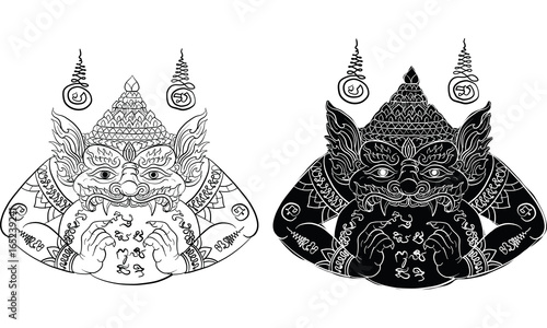 Thai traditional painting