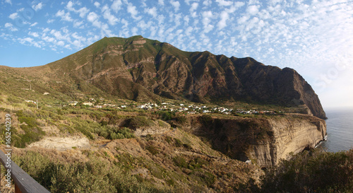 Pollara village, Isle of Salina, Sicily, italy
