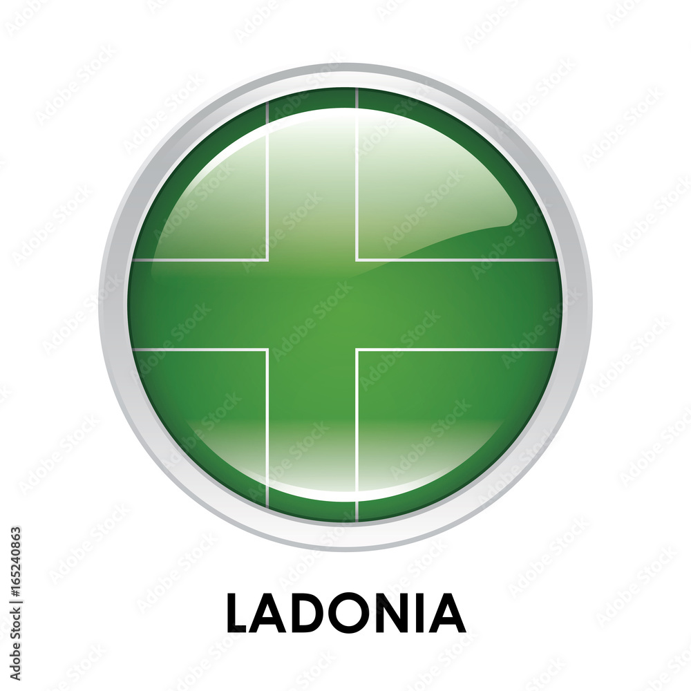 Fototapeta premium Round flag of Ladonia