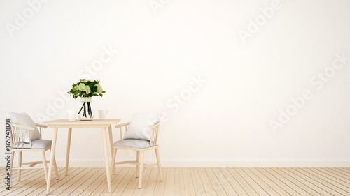 restaurant or coffee shop for artwork- 3D Rendering