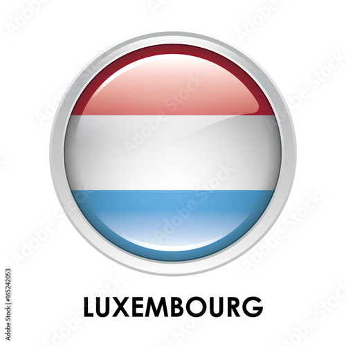 Free Download Round flag of Luxembourg - GFXLoad