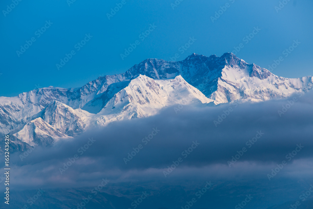 Kangchenjunga mount landscape