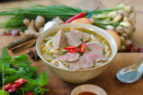 Pho - A famous Vietnamese noodle soup