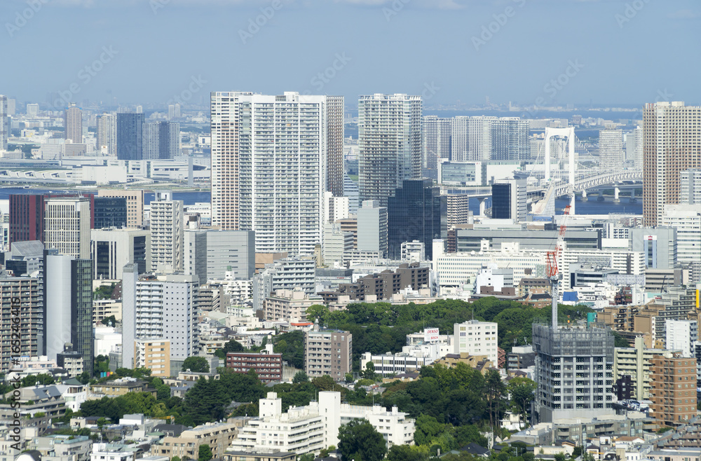 東京風景　芝浦　豊洲方面を望む