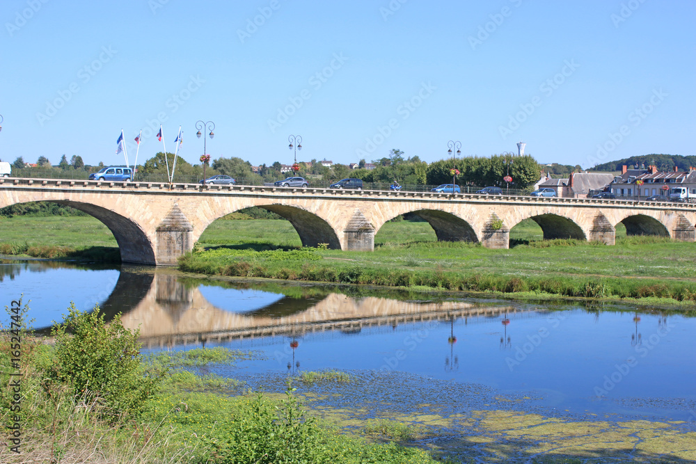 Bridge at Selles sur cher, France