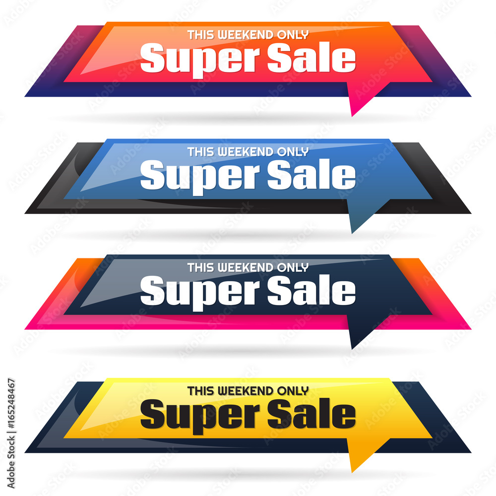 Fototapeta premium Sale Banner Design Template