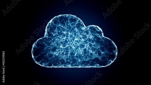 cloud computing, IT symbol of the cloud technologies