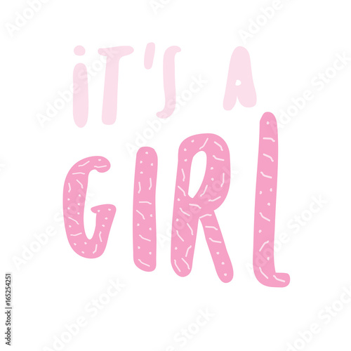 It's a girl! banner