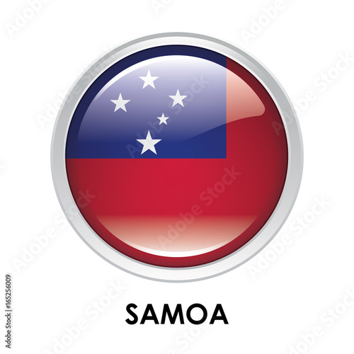 Free Download Round flag of Samoa - GFXLoad