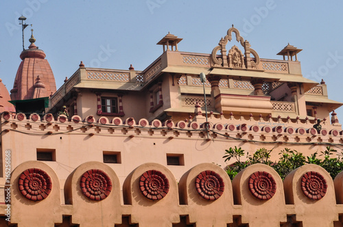 Fotografi Shri Krishna temple in Mathura, India