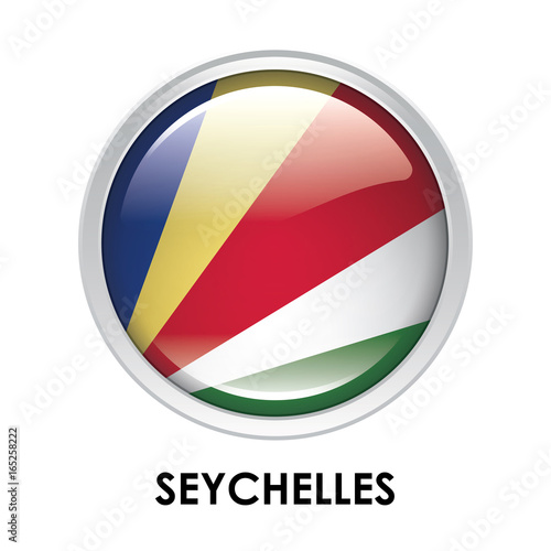 Free Download Round flag of Seychelles - GFXLoad