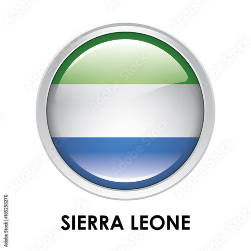 Free Download Round flag of Sierra Leone - GFXLoad