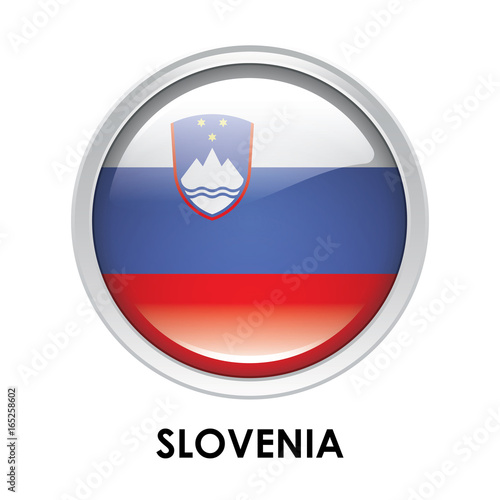 Free Download Round flag of Slovenia - GFXLoad