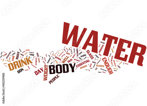 THE MOST UNDER RATED ASPECT OF WEIGHTLOSS Text Background Word Cloud Concept