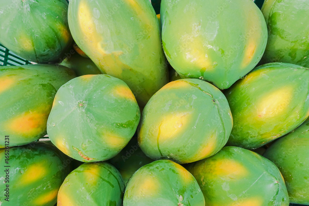 Fresh Papaya in the market at Male,Maldives Fresh Papaya in the market at Male,Maldives
