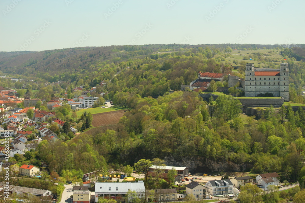 Die Stadt Eichstätt im Altmühltal - Panoramablick