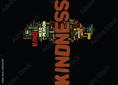 THE KINDNESS BUG CATCH IT AND PASS IT ON Text Background Word Cloud Concept