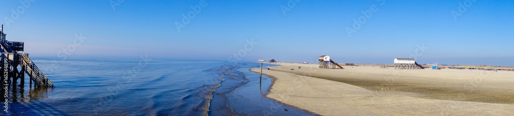 Fototapeta premium Ordinger Strand St Peter-Ording