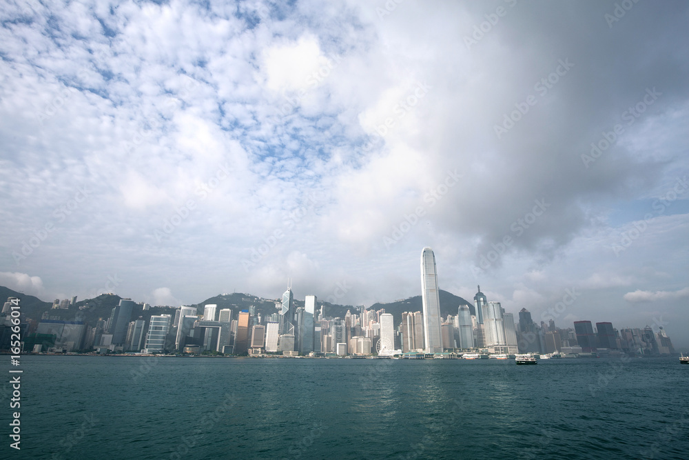 Fototapeta premium hongkong victoria harbor