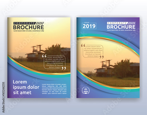 Multipurpose modern corporate business flyer layout design. Suitable for flyer, brochure, book cover and annual report. 8.5x11 inches document layout template background with bleeds.