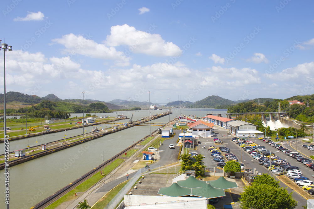 【パナマ】パナマ運河 Stock Photo Adobe Stock