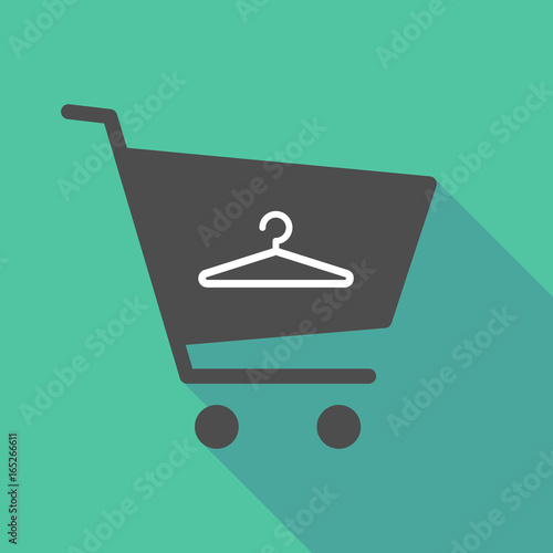 Long shadow  shopping cart with a hanger