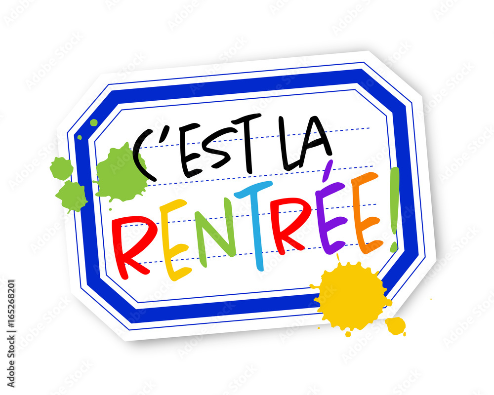 C'est la rentrée Adobe Stock