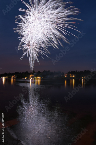 Fireworks on the river, Sesto Calende