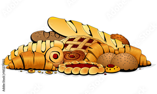 Cooking, buns, pies, bread.