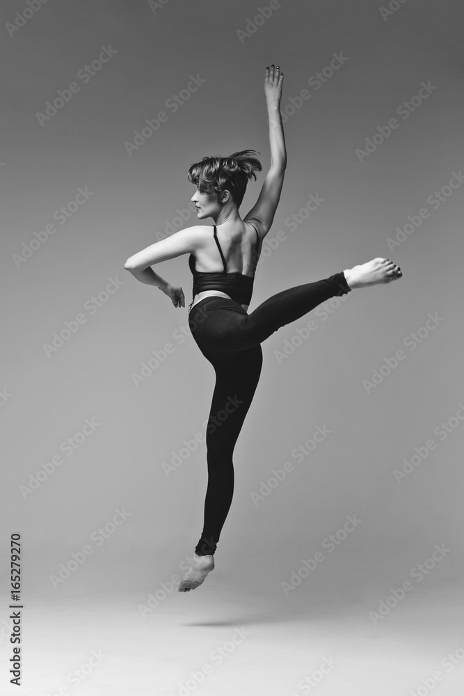 Beautiful woman dancer