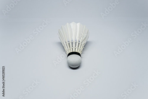 Shuttle Cock, Badminton Isolate in white Background