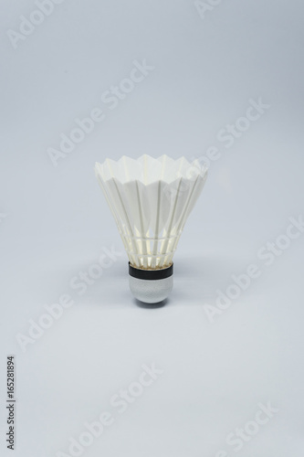 Shuttle Cock, Badminton Isolate in white Background