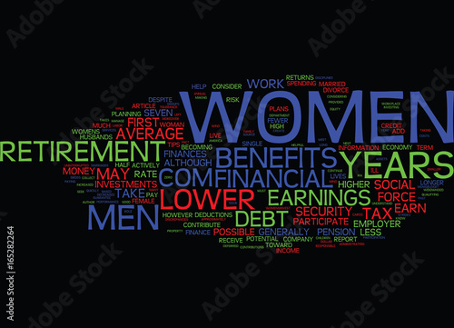 TEN FINANCIAL TIPS FOR WOMEN Text Background Word Cloud Concept