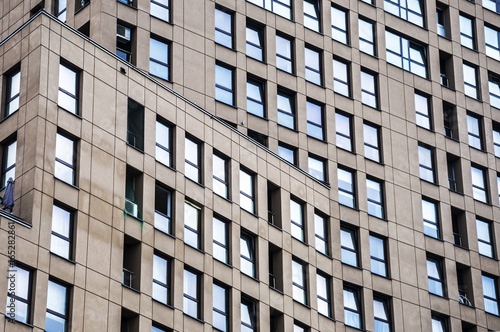 a new modern residential building in downtown