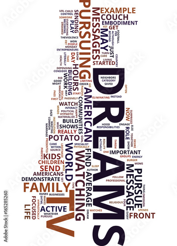MOMMY WHEN I GROW UP I WANNA BE A COUCH POTATO Text Background Word Cloud Concept