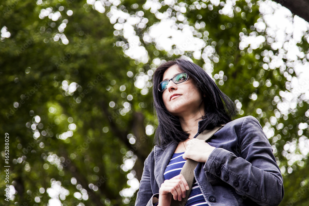 Woman Park Portrait Woman Park Portrait