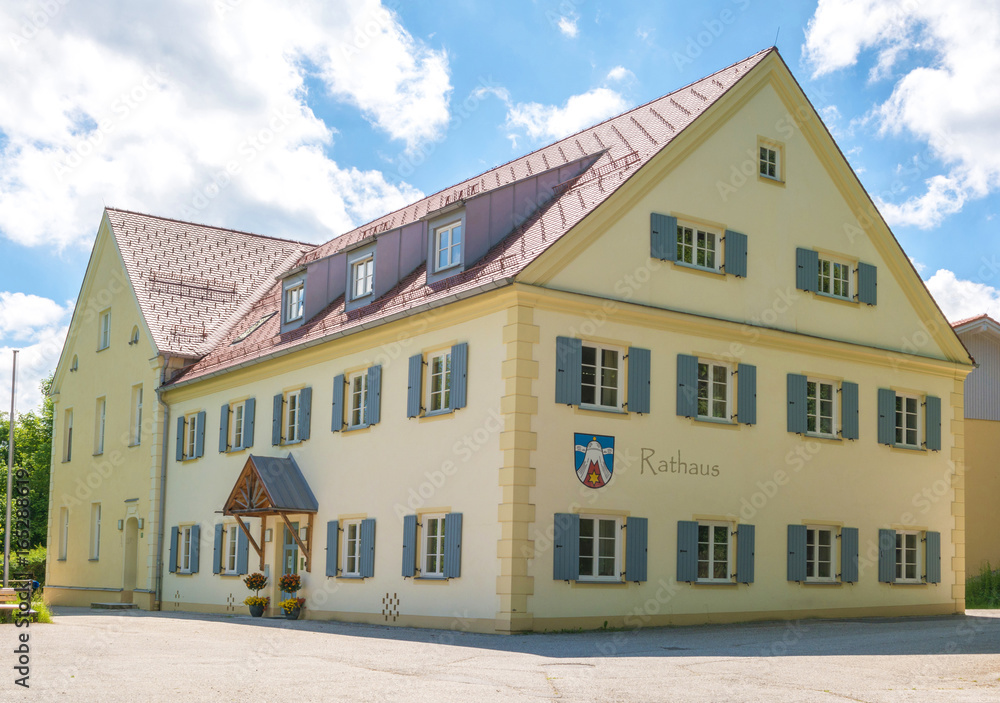 Town hall in Dietramszell city, Bavaria, Germany Town hall in Dietramszell city, Bavaria, Germany