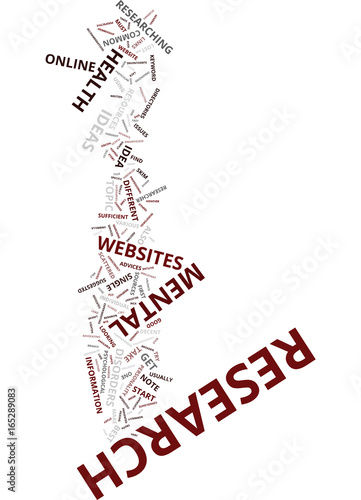 MENTAL HEALTH ARTICLES Text Background Word Cloud Concept