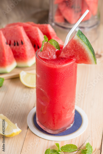 Watermelon smoothie.