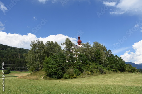 Lendorf, Kirche, Bichl, Hügel, Maria Bichl, Spittal an der Drau, Oberkärnten, Drautal, Dorf, Lurnfeld, Filialkirche, Feicht photo