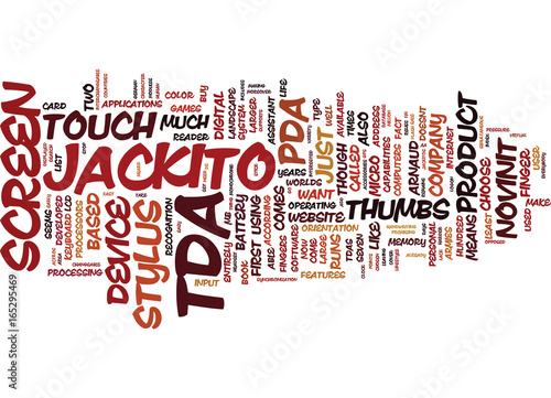 LOOK OUT PDA HERE COMES TDA Text Background Word Cloud Concept photo