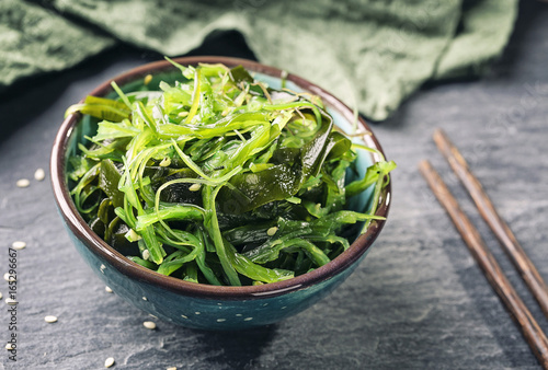 Fototapeta Japanese seaweed salad